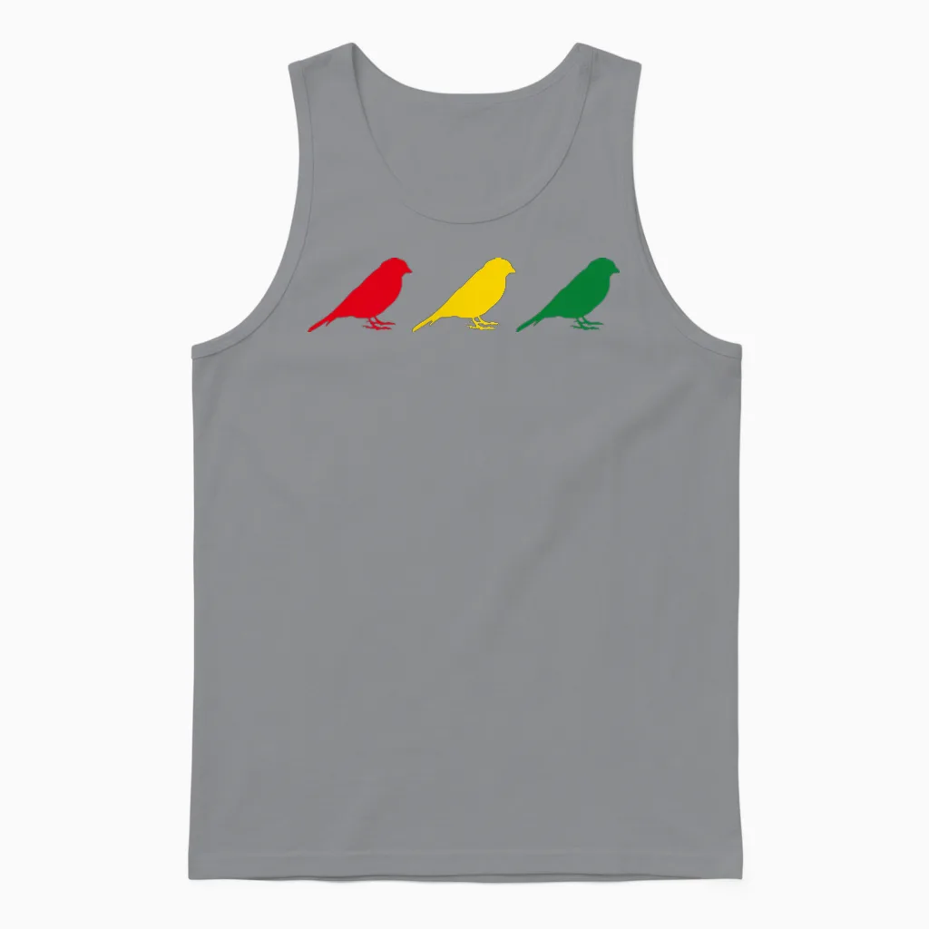 Good Rastafari Music Vibes Only Rasta Jamaika Reggae Unisex Tank Top in Sport Grey