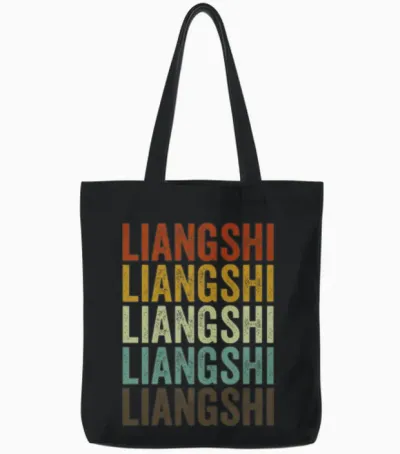 Liangshi China Retro Vintage Tote Bags - Black