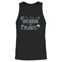 Plant Lover Funny Gardening Unisex Tank Top - Black – 2