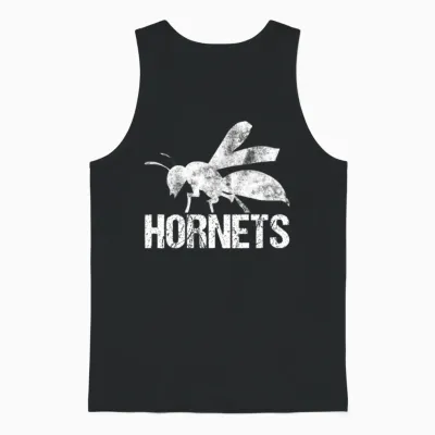 Hornet Retro Unisex Tank Top - Black