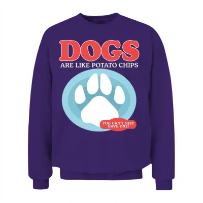 Dogs Are Like Dog Owner Unisex Sweatshirt - Purple
