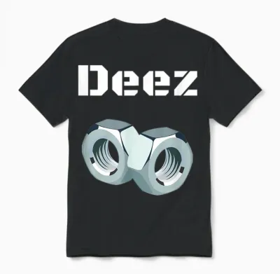 Deez Nuts Got Em Mens Funny Sarcasm Unisex T-Shirt - Black