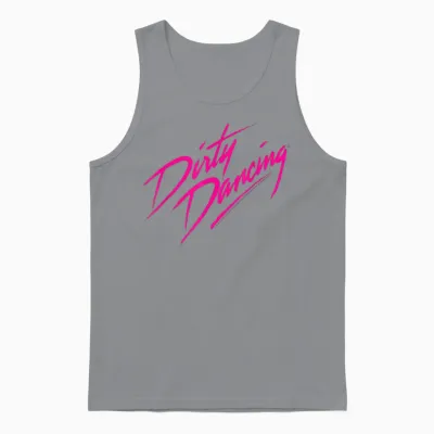 Dirty Dancing Classic Filmlogo Mit Knallrosafarbenem Text Unisex Tank Top - Sport Grey