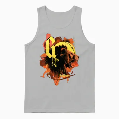 Harry Potter Gryffindor Lion Unisex Tank Top - Ash