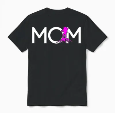 Hiking Mom Unisex T-Shirt - Black