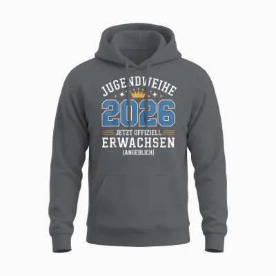Youth Consecration 2026 Guest Book Gifts Boy Girl Unisex Hoodie - Charcoal
