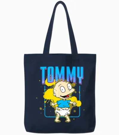 Tommy Pickles Tote Bags - Navy