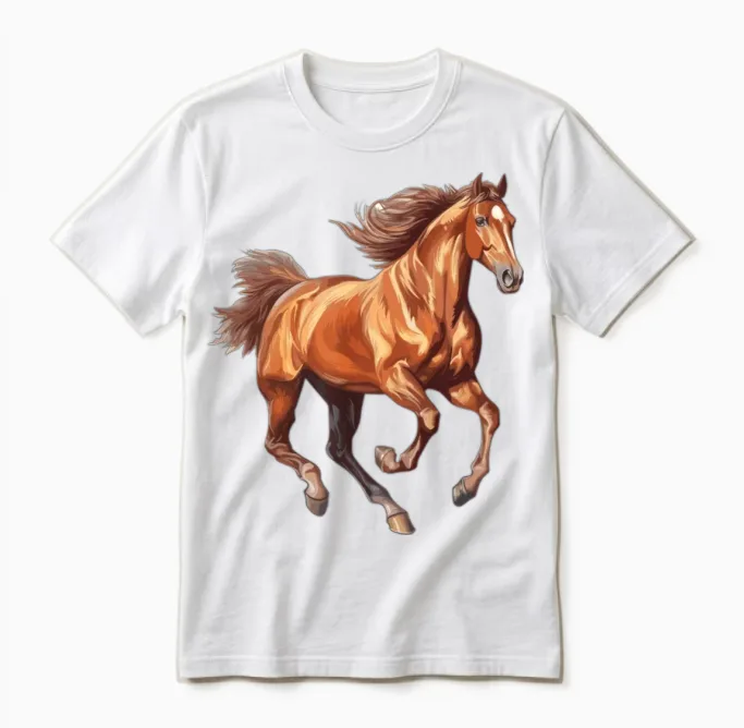 Horse - Lovers Unisex T-Shirt in White