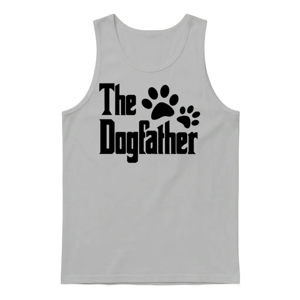 The Dog Father โ Lovers Unisex Tank Top - Ash