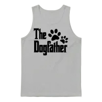 The Dog Father — Lovers Unisex Tank Top - Ash – 1