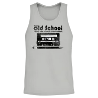 Old School Thing Cassette Retro 80s Unisex Tank Top - Ash – 2