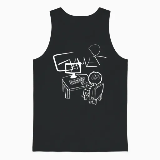 Gamer Game Pc - Gaming Unisex Tank Top in Black