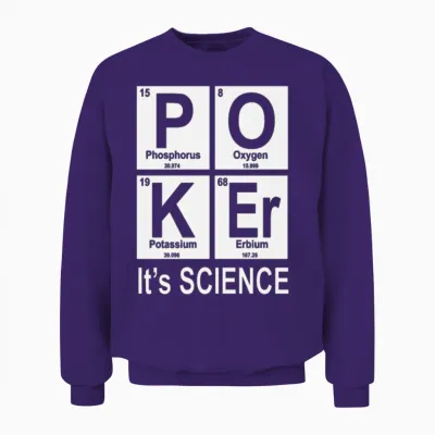 Poker I'ts Science Unisex Sweatshirt - Purple