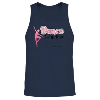 Funny Dance Grandma I Bring the Snacks Unisex Tank Top - Navy – 2