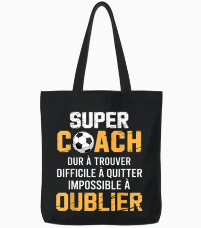 Coach Football Coach Gift Coach Football End Season Tote Bags - Black