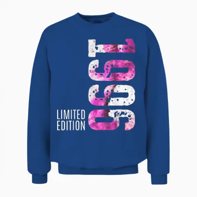 30 Years Birthday 30 Years Woman 1996 Gift 30 Years Funny Unisex Sweatshirt - Royal