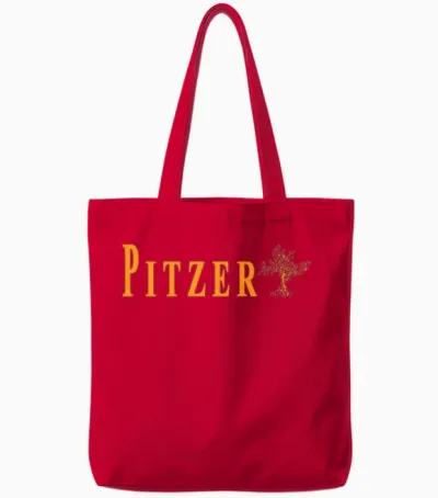 Pitzer Tote Bags - Red