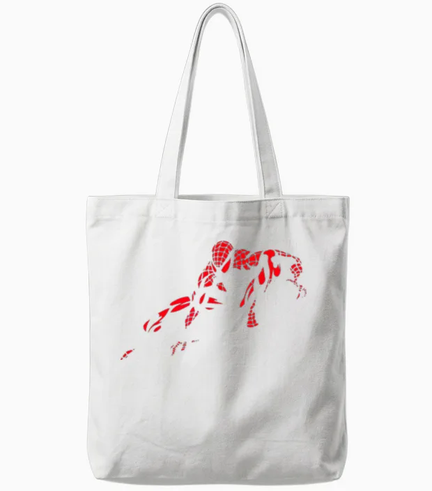 Marvel Spider-Man Vintage Parisienne Preview Tote Bags in White