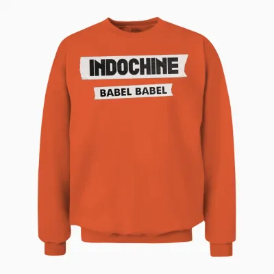 Babel Babel Longsleeve, Black, S Unisex Sweatshirt - Orange