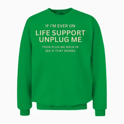 Funny Jokes Unisex Sweatshirt - Irish Green