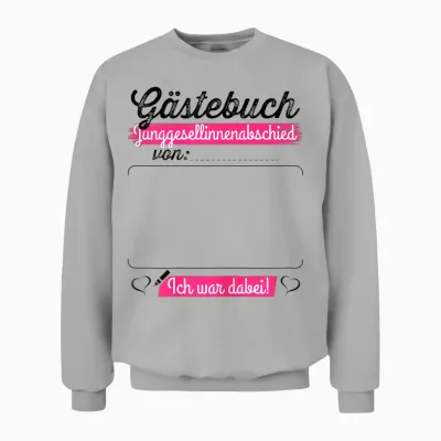 Jga T-Shirt Frauen Poltern Braut Junggesellenabschied Frauen Unisex Sweatshirt - Ash