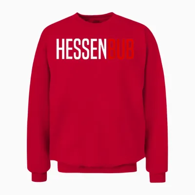Hessen Bub Hessischer Dialekt Hessisch Hessen Unisex Sweatshirt - Red