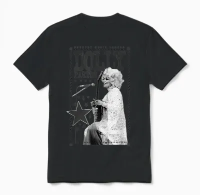 Dolly Parton Country Music Legend Unisex T-Shirt - Black