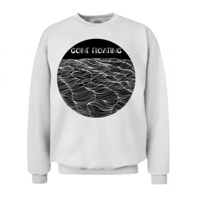 Montana Gone Floating River's Unisex Sweatshirt - White