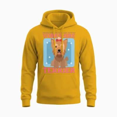 Yorkshire Terrier Dog Mom Yorkie Dogs Unisex Hoodie - Gold