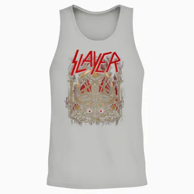 Slayer Demoniacal Opus Unisex Tank Top - Ash