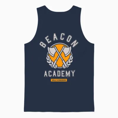 Rwby Beacon Academy Unisex Tank Top - Navy