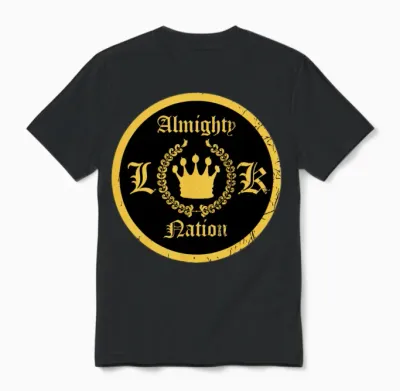 Almighty Lk Nation Latin Kingsgift Unisex T-Shirt - Black