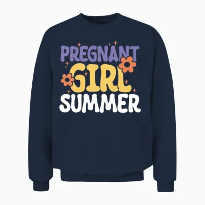 Funny Pregnancy Reveal 4 Unisex Sweatshirt - Navy