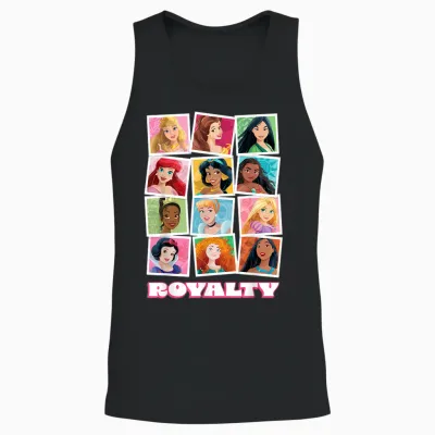 Disney Princess Photos Royalty Portrait Picture Collection T-Shirt, Black, S Unisex Tank Top - Black