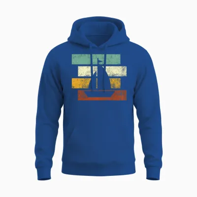 Sailing Retro Unisex Hoodie - Royal