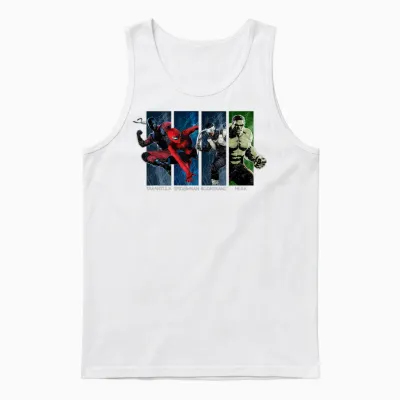Marvel Studios Spider-Man Bnd Movie 2026 Heroes and Villains Unisex Tank Top - White