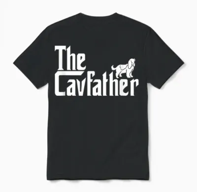 Cavalier King Charles Spaniel Ruby Gifts Shirt Father Unisex T-Shirt - Black