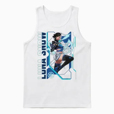 Marvel Rivals Gamerverse Super Hero Pvp Luna Snow Unisex Tank Top - White