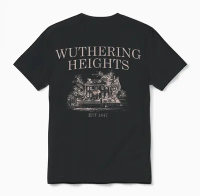 Wuthering Heights, Catherine Earnshaw Und Heathcliff, Bronte Unisex T-Shirt - Black