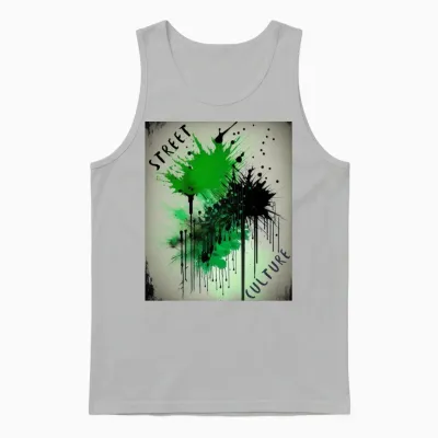 Street Culture Grunge Style Unisex Tank Top - Ash