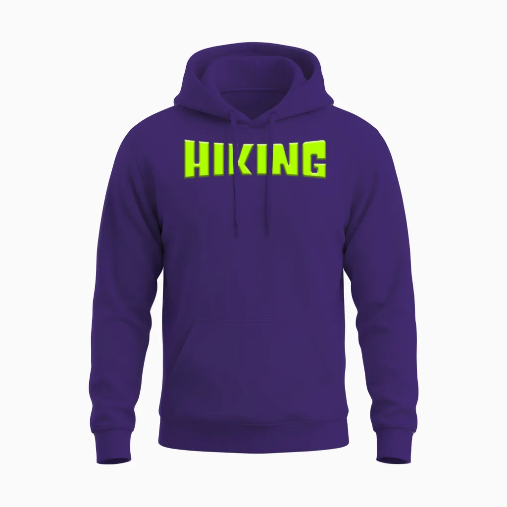 Hiking - & Outdoors Unisex Hoodie in Purple