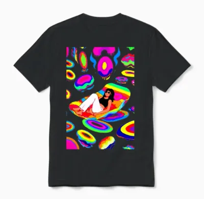 Just Chill Retro V3 Unisex T-Shirt - Black