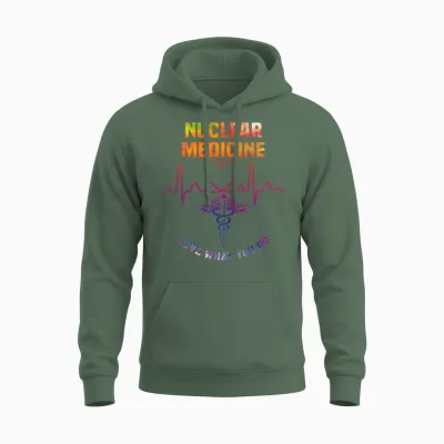 Nuclear Medicine - Love What You Do Unisex Hoodie - Military Green