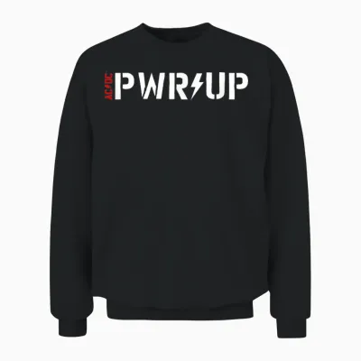 Ac/dc Pwr Up 2025 Europatournee Unisex Sweatshirt - Black