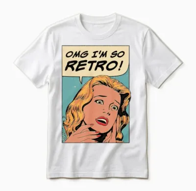 So Retro Unisex T-Shirt - White