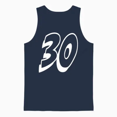 Uniforme D'équipe Sportive Numéro 30 Numéro 30 Unisex Tank Top - Navy