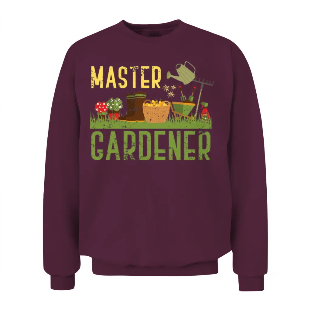 Master Gardener Gardening Unisex Sweatshirt - Maroon