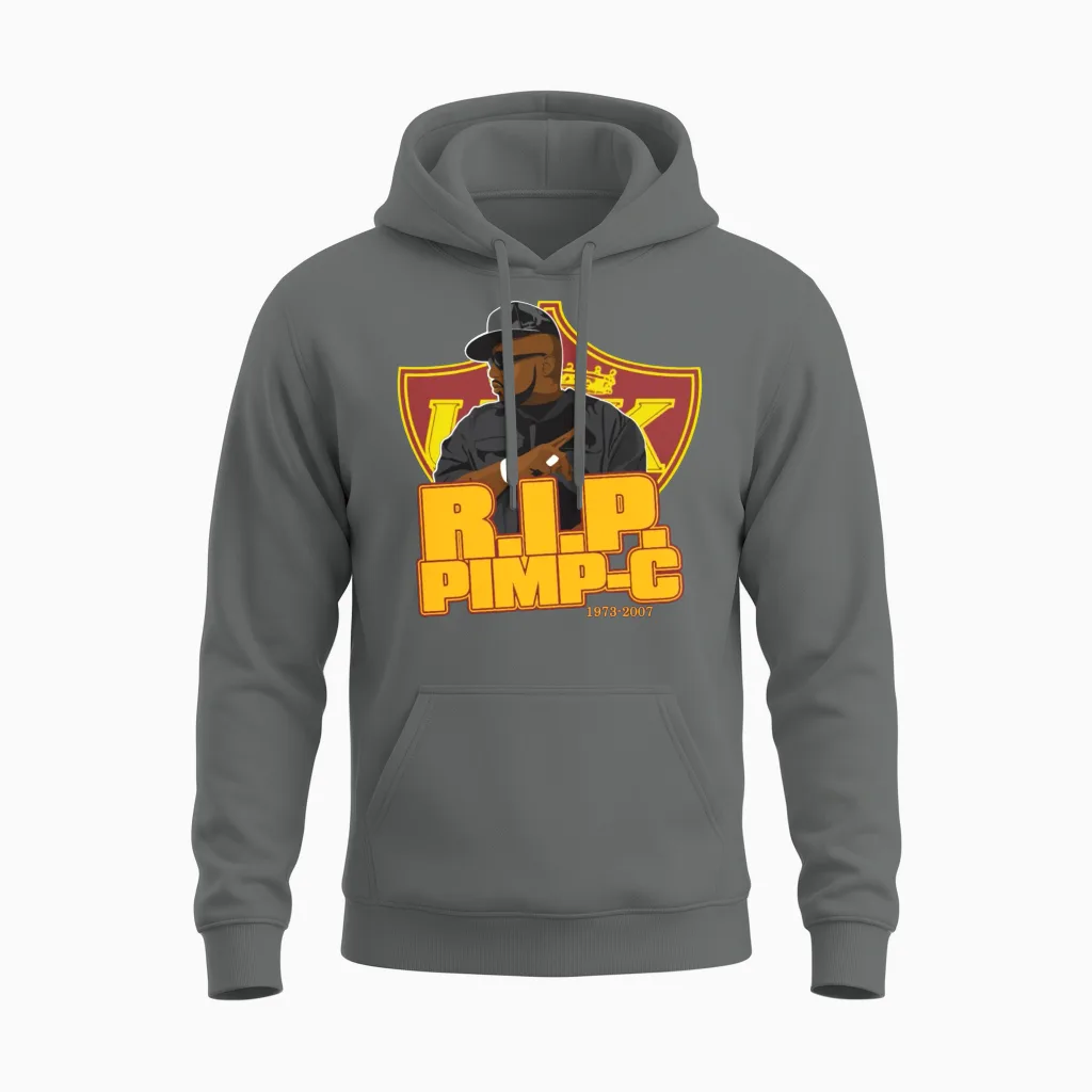 R.i.p. Pimp-C Ugk Unisex Hoodie in Graphite Heather