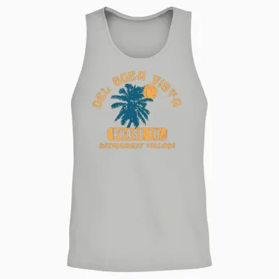 Del Boca Vista Retirement Village Unisex Tank Top - Ash