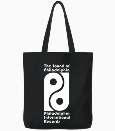 Philadelphia International Records Tote Bags - Black